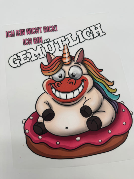 Iron-on picture White Cuddlies 9 x 10 cm