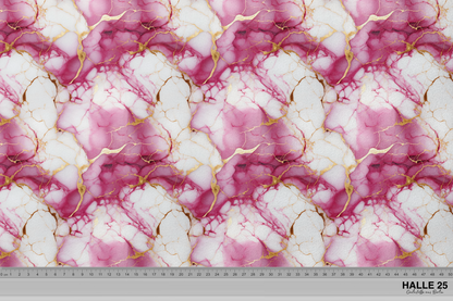 Vorbestellung - Marmor pink Gold Kunstleder