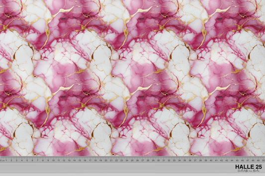 Vorbestellung - Marmor pink Gold Kunstleder