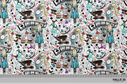 Vorbestellung - Wonderland bunt Kunstleder